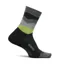 Feetures Elite Light Cushion Mini Crew in Black Waves